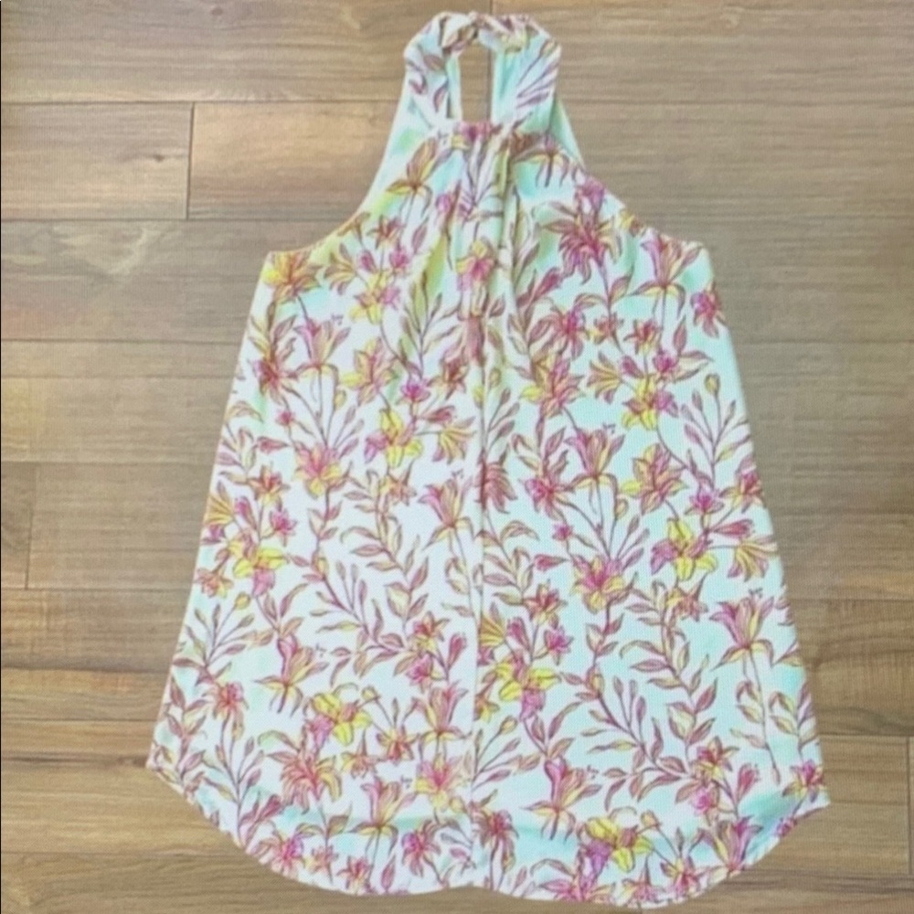 Floral Halter Neck Top